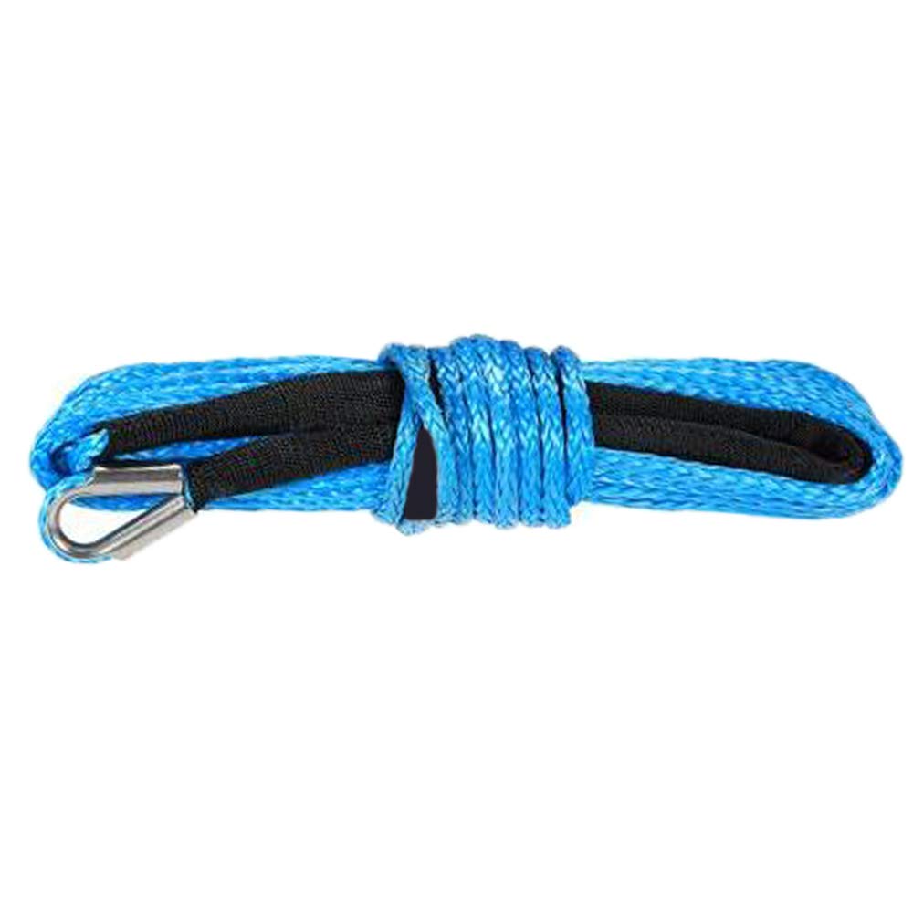 My Outline UHMWPE Automotive Basic Winch x Thimble Sheath Blue Rope, Size 6.3mm 15m, Included, Color