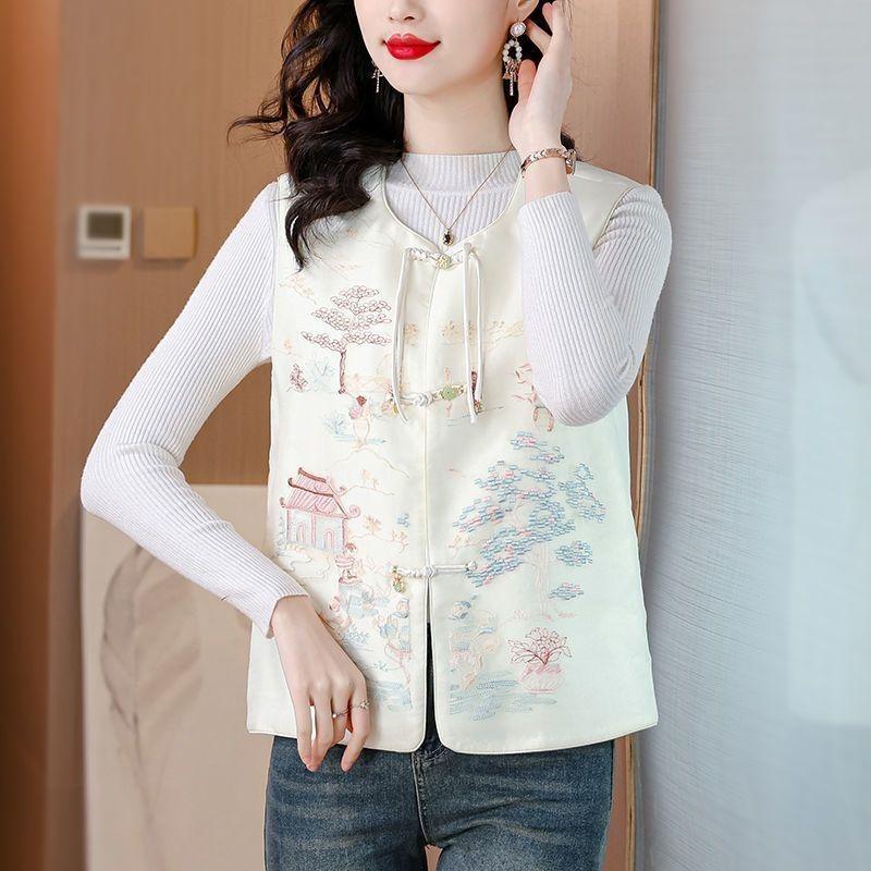 2025 Spring Vintage Vest Outer Wear the Latest Vest Outer Top