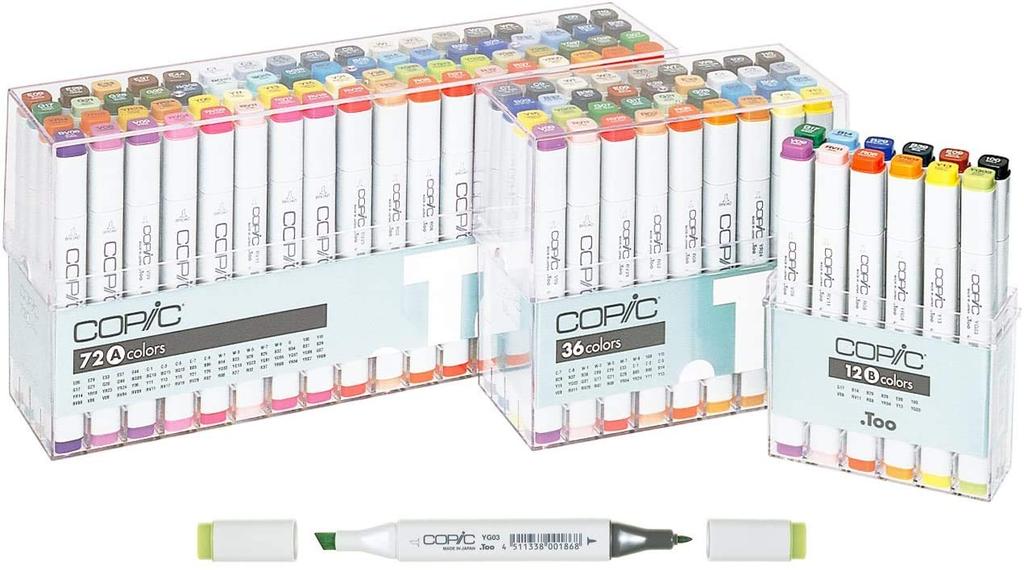 Too Copic Set TG Set 12-Color