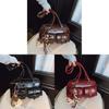 Retro Pu Leather Bowling Bag For Women With Zipper Closure And Inner Pockets