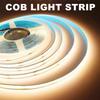 320LED 1-10m Dimmable LED COB Strip DC 12V 24V FOB Lights for Room Bedroom Decor High Density Soft Flexible Neon Tape Light Lamp