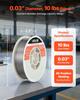 Flux Core MIG Welding Wire, E71T-11 0.8mm 4.5kg, Gasless Mild Steel Welding Wire with Low Spatter for All Position Arc Welding, Self-Shielded for