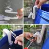 Siphon Tuyau de Débordement à Pince Tuyau de Débordement d'Eau de Pluie Imprimé en 3D Tuyau de Débordement pour Aquarium Grand Récupérateur d'Eau de Pluie