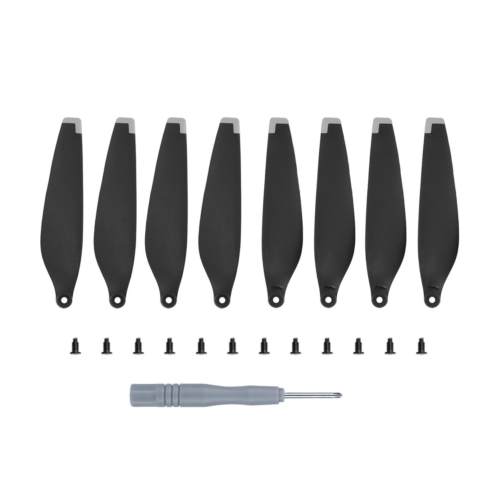 

8pcs Drone Blade Props Replacement Wing Blade with Screw Accessories Blades Props Wings Light Weight Low-Noise for DJI Mini 3 срібний