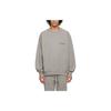 Fear of God Essentials Fleece Crewneck Sweatshirt FW21 Unisex Tops Dark-Heather-Oatmeal FOG-FW21-369