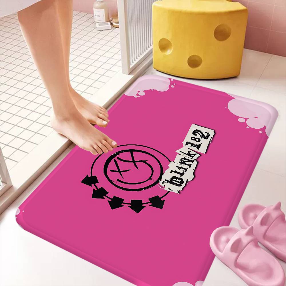 B-Blinks 182 Rock Band Room Mats Cheaper Anti-slip Modern Living Room Balcony Printed Welcome Rug