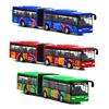 1 Piece Inertia Vehicle Model Educational Toys For Children 1/64 Diecast Alloy City Bus Pull Back Cars Kids Toy Car Boys Gift