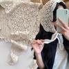 Hair Accessories Hair Scarf Hollow Out Waist Belt Scarf Stylish Knitted Headscarf  Women