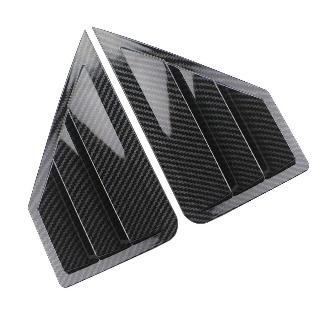 Car Rear Window Cover Window Sticker Triangle Blinds Trim for Toyota C-HR CHR C HR 2016-2022 2pcs/set Accessories