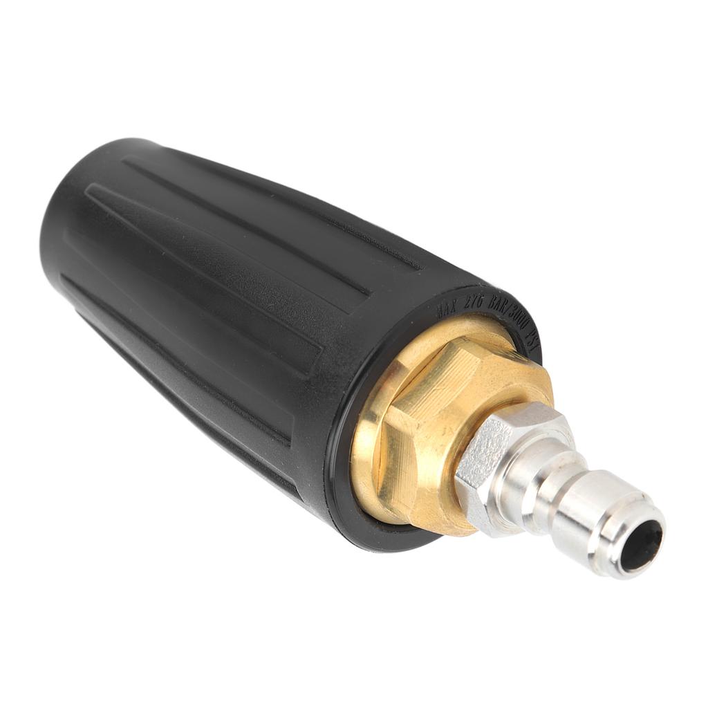 Pressure Washer Turbo Nozzle 1/4in Quick Connect Ceramic Core Copper 3000PSI Rotating Turbo Nozzle