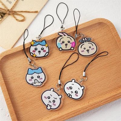 Usagi Cute Cartoon Acrylic Phone Charm Lanyard - Custom Pendant Small Gift
