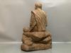 Antique Vintage China Old Wood Wooden Carved Buddha Statue Home Decor Sculpture