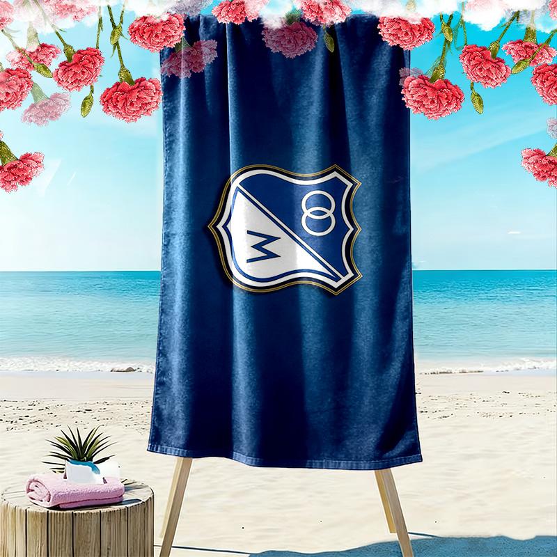 Millonarios FC Print Beach Towel, Large Soft Quick Dry Towel for Beach Camping Swimming