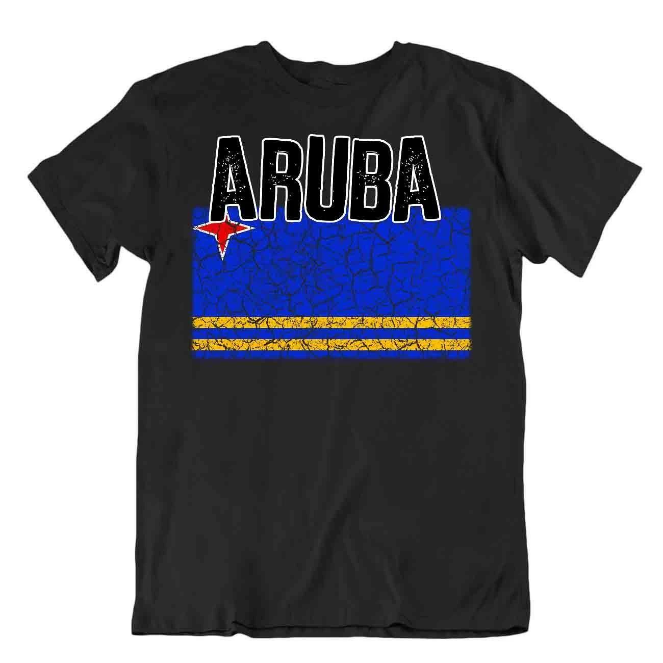 Flag T-Shirt Aruba Fashion Country Souvenir Gift Tee Pride logo 2XL