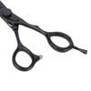 Hair Scissors 5.5 Inches Black Stainless Steel Adjustable Hairdressing Scissors for Hair Thinning ShearsTooth Shears Scissors