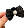 Black Bows Hair Clip For Women Stylish Design Comfortable Lightweight Anti Slip Hair Clip for Daily Party Wear