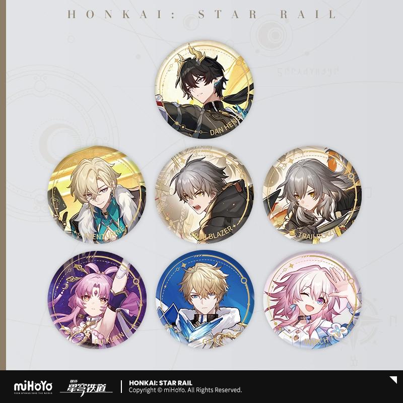 Sunsyea Honkai Star Rail Official Merch miHoYo Original Authentic The Preservation Path Acrylic Stand Keychain Badge Aventurine