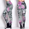 Women Fashion  Printed Skinny Slim High Waist Yoga Leggings Pants