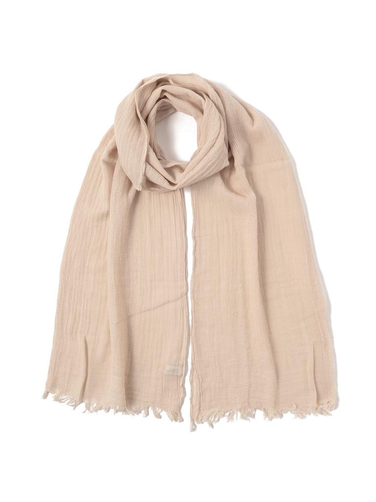 LIFE STORE by Scarves and Mufflers by BEAMS Cotton Stole for Women FREE [BMING BEAMS] BMING LT_BEIGE