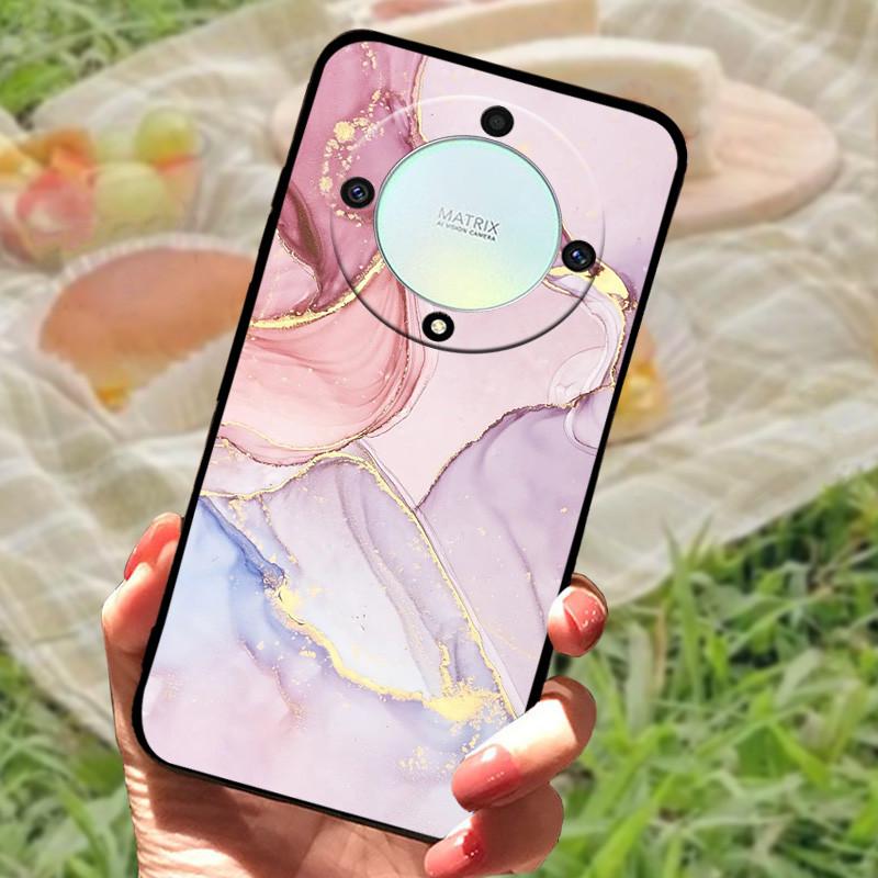 For Honor X9A 5G Case Honor X9A Cover Black Soft Silicone Phone Case Fundas For Huawei Honor X9A 5G Coque HonorX9A Protective