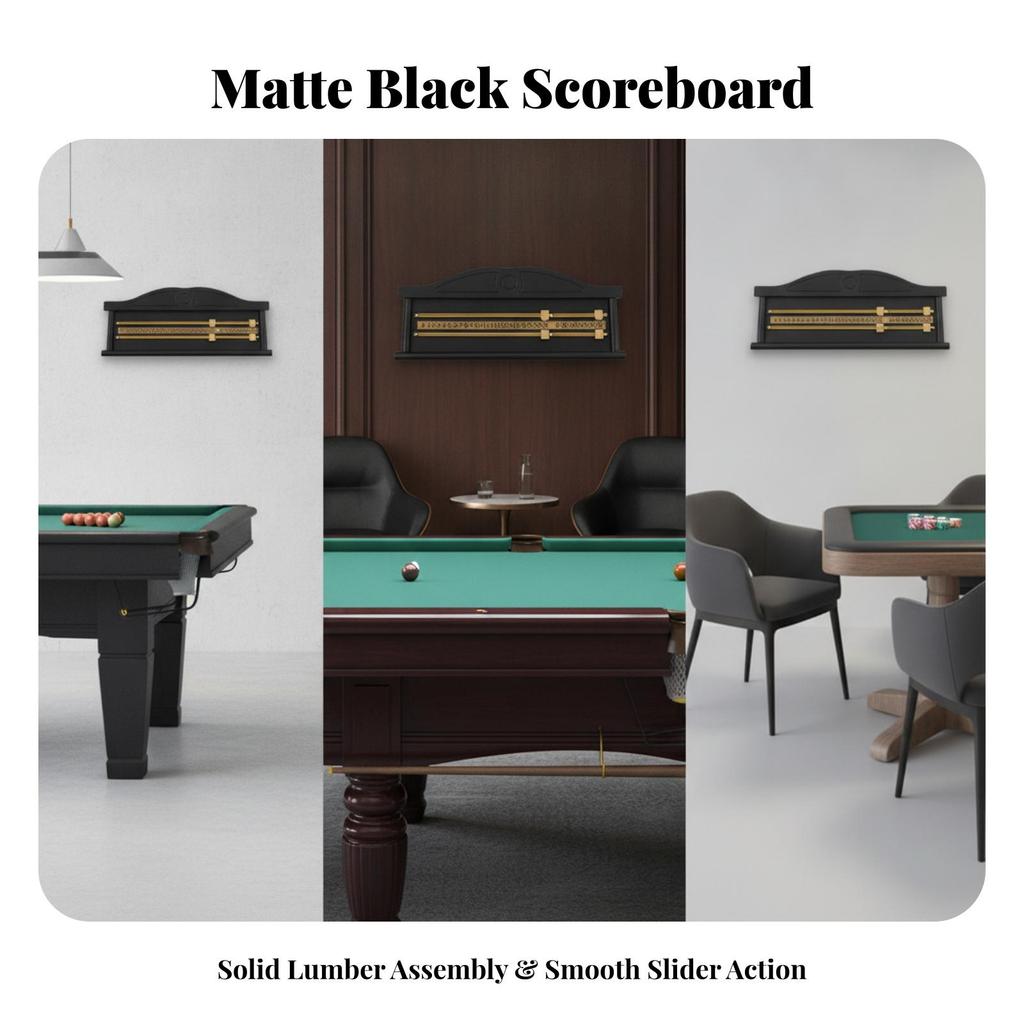 Snooker Score Scorekeeper Quick-Slide Wooden Scoreboard