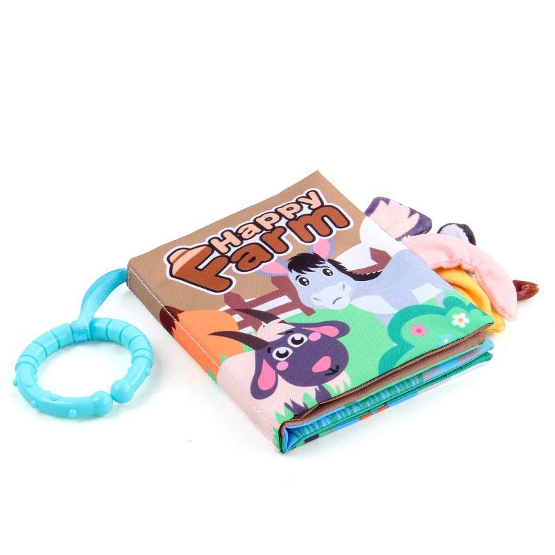 

Мягкая тканевая детская книга, увлекательная развивающая книжка для малышей, тема «Животные джунглей» Farm