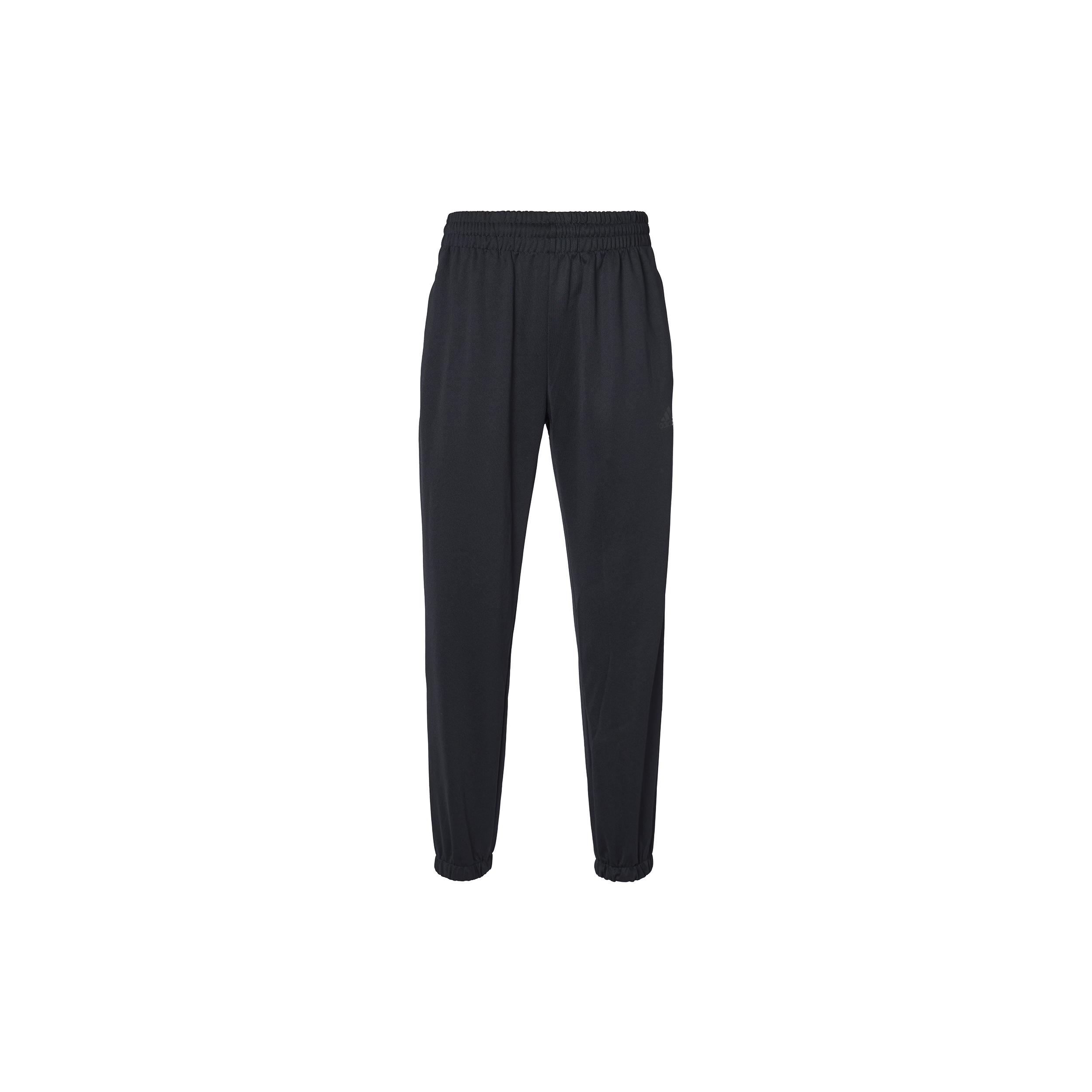 adidas 3S Pants Stripe Lacing Bundle Feet Training Sports Pants Black Men s H37070 L