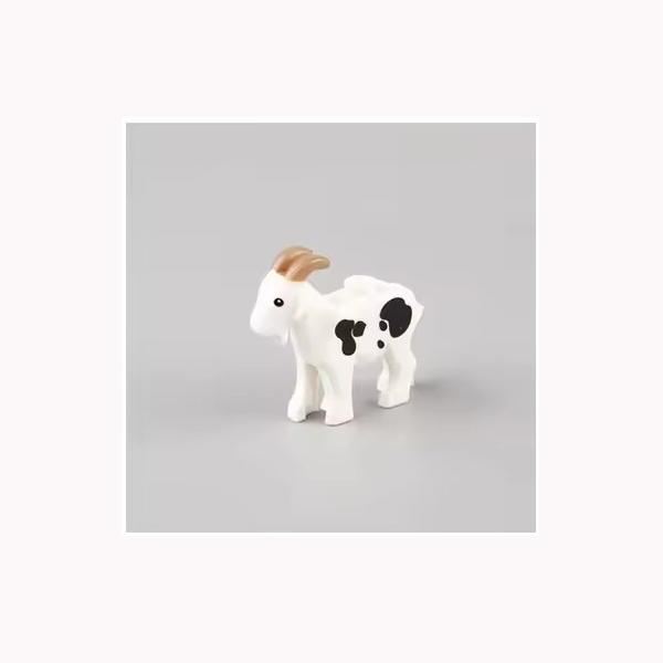 MOC Building Blocks City Farm Animals Small Particles Bricks Accessories Figures DIY Toys GIfts Swan Pig Cat Dog Zoo Duck Goat