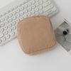 Korean Makeup Coin Bag Sanitary Napkin Holder Bag Small Lipstick Cosmetic Storage Case Bags Corduroy Cute Hand Bag for women