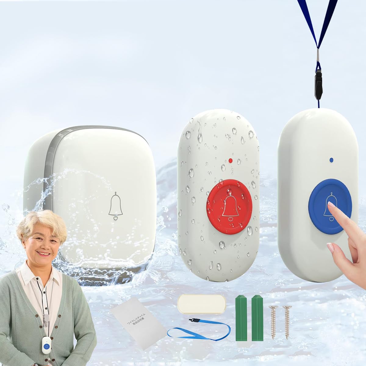 

Receivers 2 Call Call Care Wireless Call Buzzer Wireless Wireless SOS Emergency Call Nurse Home Call Care Wireless Alarm Security IP68 Emergency
