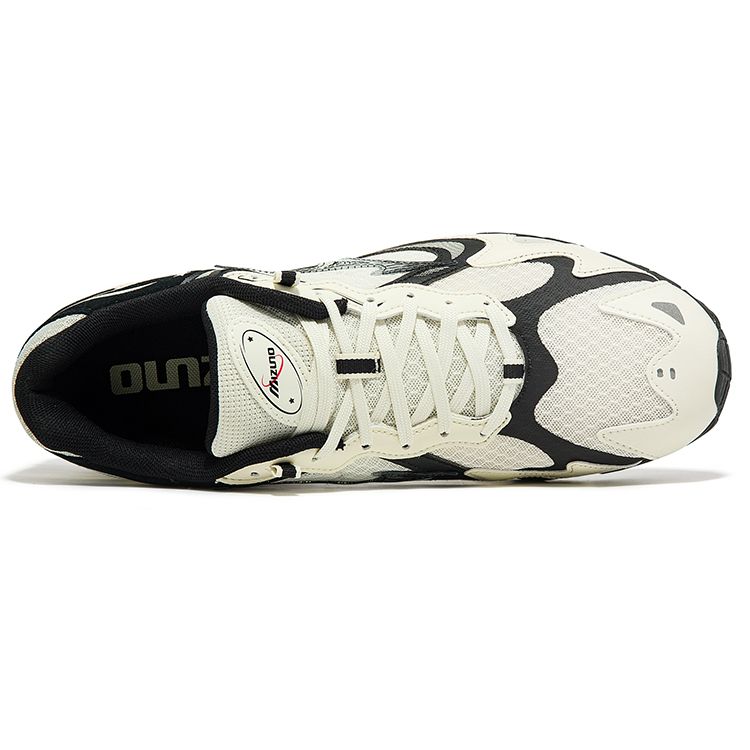 Mizuno Wave Solar Comfortable Fabric Synthetic Leather Cushioning Support Low Top Casual Running Shoes Unisex Sneakers Light-White D1GH213506