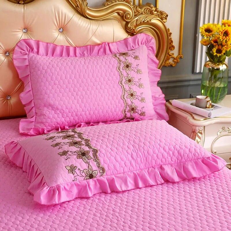 Современная юбка для кровати размера «queen-size» с кружевным хлопковым покрывалом для дома, простыня, пододеяльник, наволочка, купить отдельно