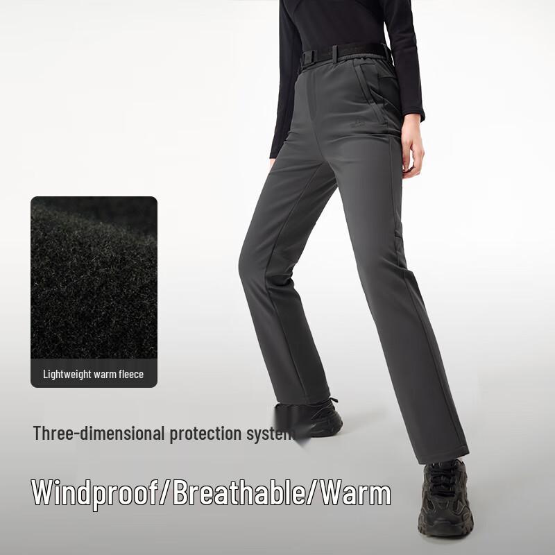PELLIOT Wind Shield C24 Fleece-Lined Softshell Hiking Pants