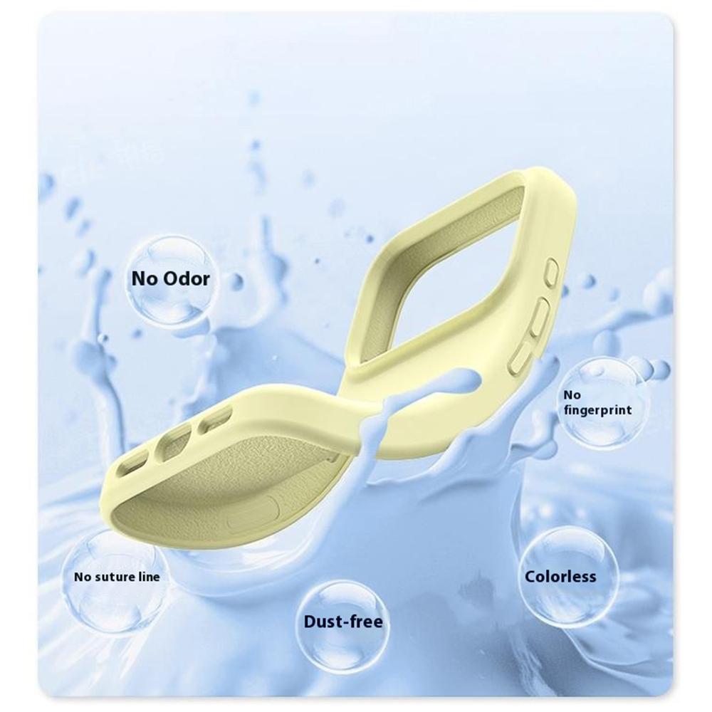 For iPhone 17 Pro Case PC+Liquid Silicone Anti-Scratch Lining Phone Cover