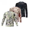 Offshore Fishing Shirt Diamond Pattern Long-sleeved Crew Neck Fishing Suit Summer Outdoor Sports Quick-drying Lightweight Breathable T-shirt