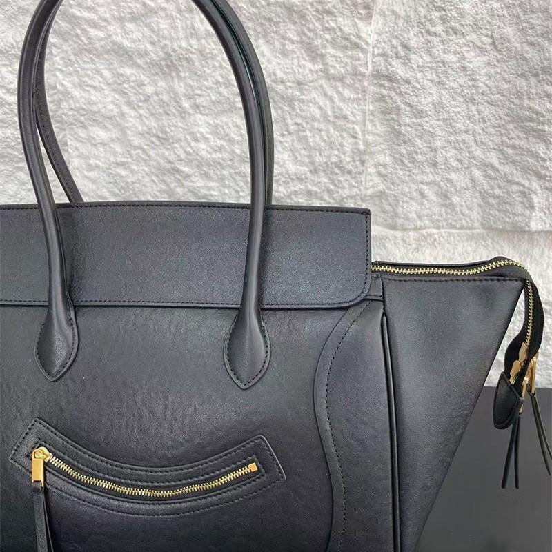 Handtasche Lachender Flügel Tasche Große Kapazität Weiches Leder Temperament Einfach Pendler Tragetasche Damen