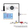 4Pin Male To CVBS RCA Female Connector Wire Harness HD Monitor Vehicle Rear View/Back Up Camera Wire Connector Cord Adapter 23in