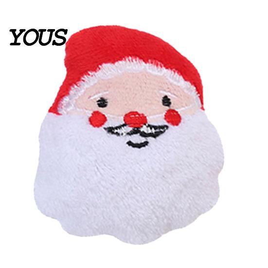 Santa Claus Cat Toy Christmas Catnip Plush Toys, Reindeer Gingerbread Stuffed Animal, Interactive Holiday Durable Chew Resistant for Kittens, Pet