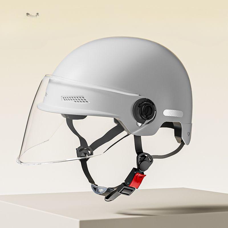 Electric Car Helmets and Horns for Men and Women Autumn, Summer and Winter Electric Motorcycle Horns for Summer Half Helmets for All Seasons