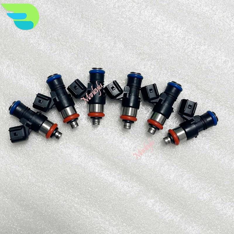 6pcs Fuel Injector For Mazda CX-9 Ford Edge Flex Taurus Lincoln Mercury 0280158091 842-12353 ZZJ1-13-250A 84212353 ZZJ113250A