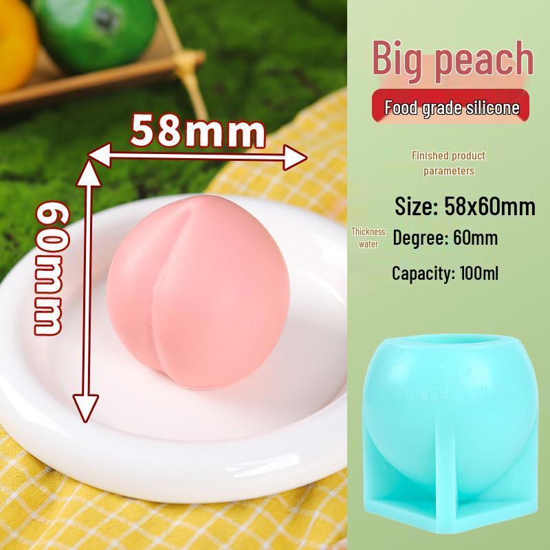 Food-Grade 3D Strawberry Ice Cream & Fruit Mousse Silicone Mold