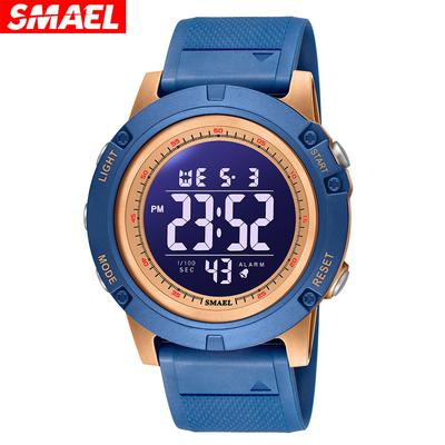 Digtial Sports Watches Men 50M Waterproof LED Back Light Stopwatch Alarm Clock Auto Date Wristwatches 1902 Sport Watch Military