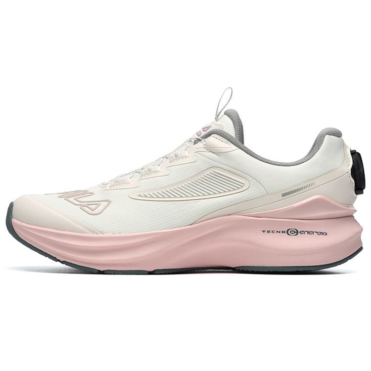 Fila Energy Boa Reflective Professional Fabric TPU Low-Top Training Running Shoes Women Sneaker Off-White A12W212201FGD