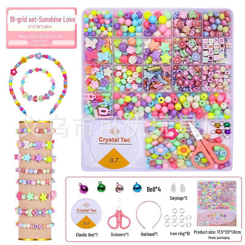 Keyou DIY Beads Kit for Kids: Handmade Bracelets & Necklaces Accessories