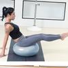 Ongwan Balance Ball, Donut Shape, Yoga Ball, Core Training, Balance Training, Inflatable, Pump Included, 50cm (Blue)