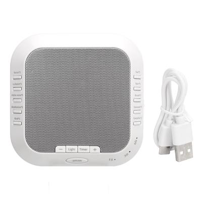 Máquina de Sonido para Ruido con Luz Nocturna 28 Sonidos Relajantes con Control de Volumen Reducción de Ruido