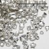 Nail Art Rhinestones: Transparent Pointed Hearts, Axe Heads, Square Rock Candy - Super Shiny Press-on Decorations