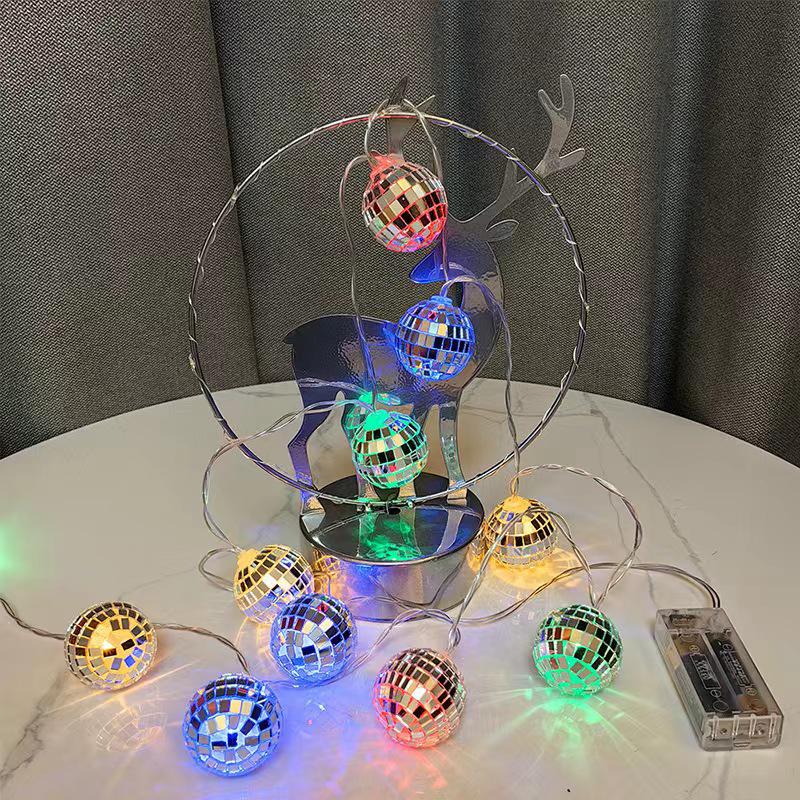 LED Lens Ball String Lights for Festivals & Parties - Disco and Christmas Decorations