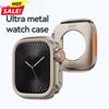 Case For iWatch Ultra 2 3 Metal Shell PC Back Cover For Apple Watch Case Series 11 10 9 8 7 Se 6 45mm 44mm Change To Ultra 49mm