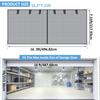 Magnetic Door Screen Summer Magnetic Curtain Screen 16X7FT Magnetic Garage Screen Doors Mosquito Net Custom for Patios Balcony